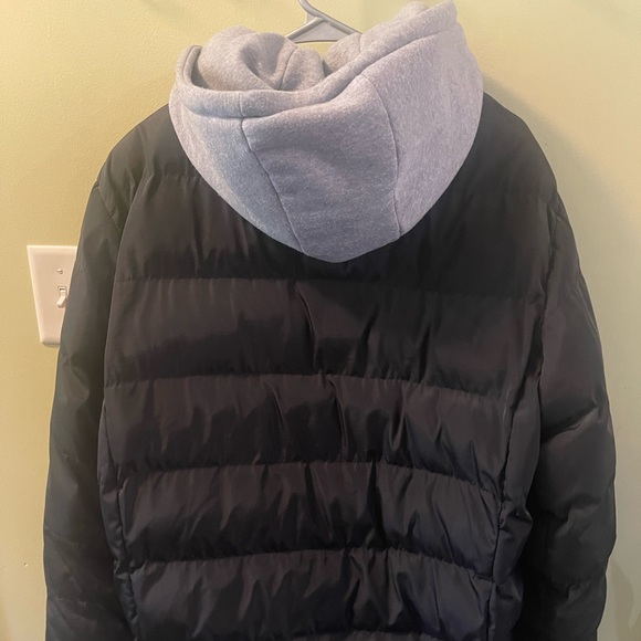 Mens Black ZShow Hooded Puffer Jacket Size L - Picture 4 of 4